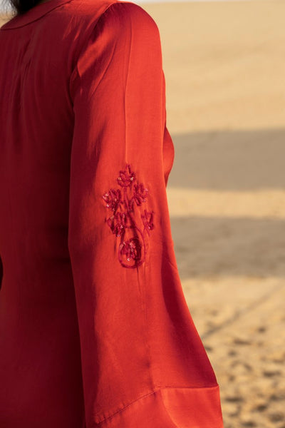 Crimson Glow Tunic
