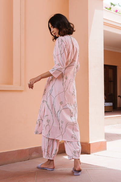 Cherry Blossom Printed Kurta