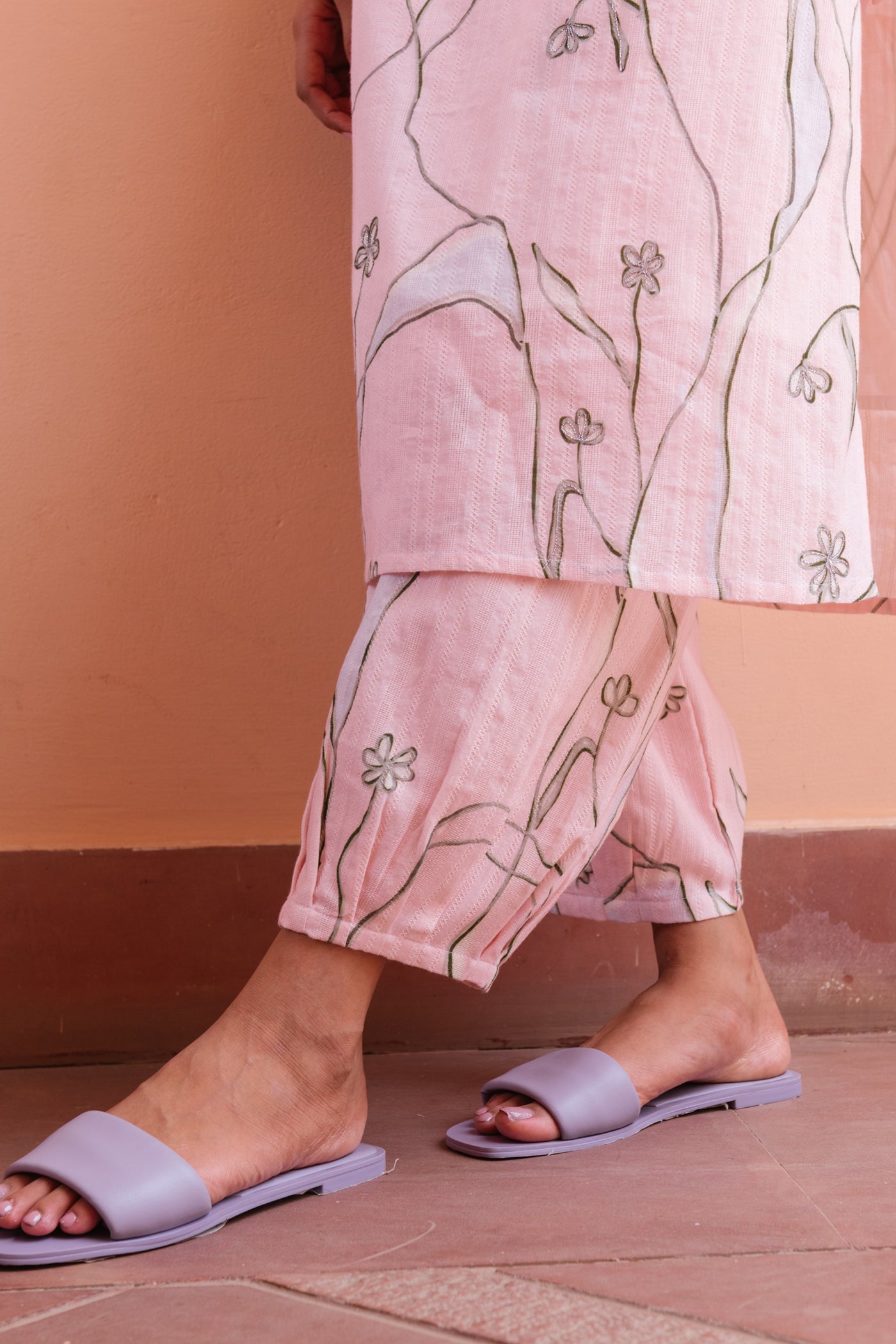 Cherry Blossom Printed Pants