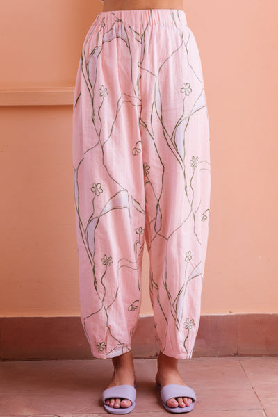 Cherry Blossom Printed Pants