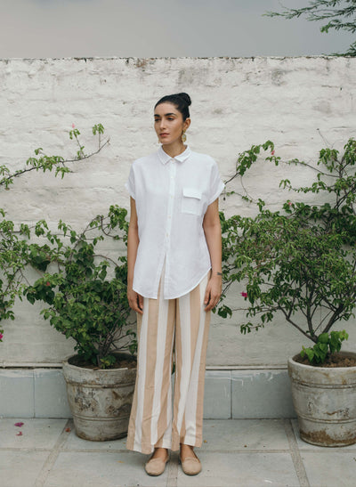 Online Éclair Striped Wide Pants