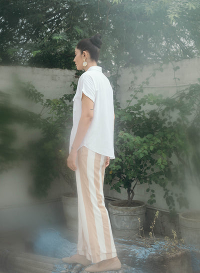 Women's Éclair Striped Wide Pants