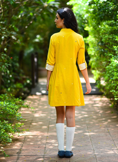 Yellow Ki Shifutu Dress