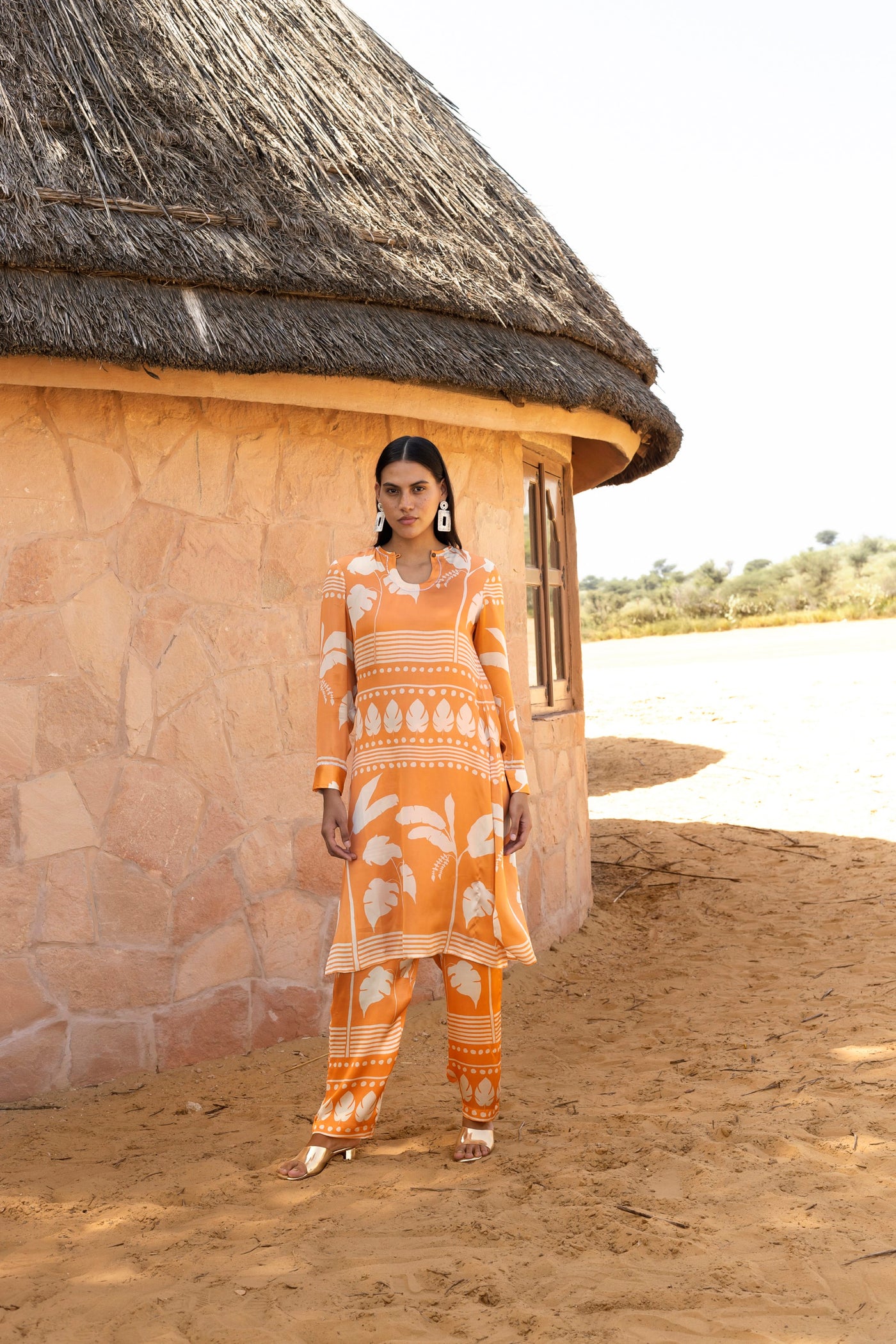 Ecru Coral Tunic