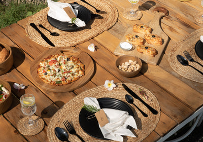 Earthy Jute Oval Placemat