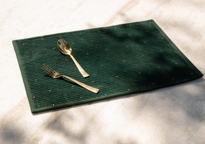 Emerald Velvet Placemat
