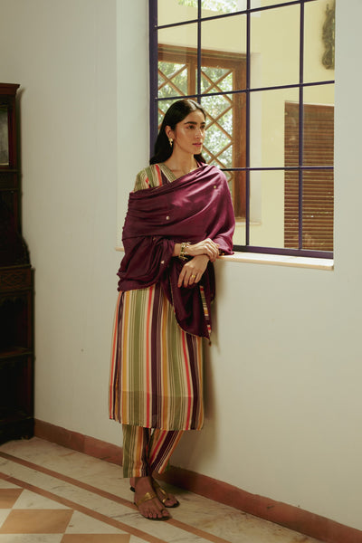 Emir Purple Dupatta