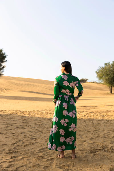 Forest Wood Long Dress