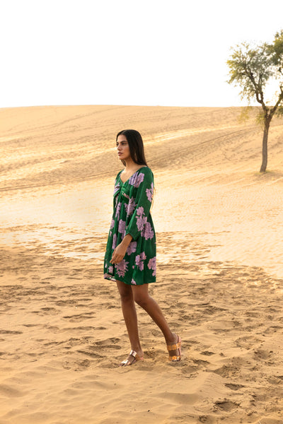 Forest Wood Short Dress
