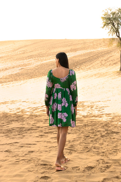 Forest Wood Short Dress