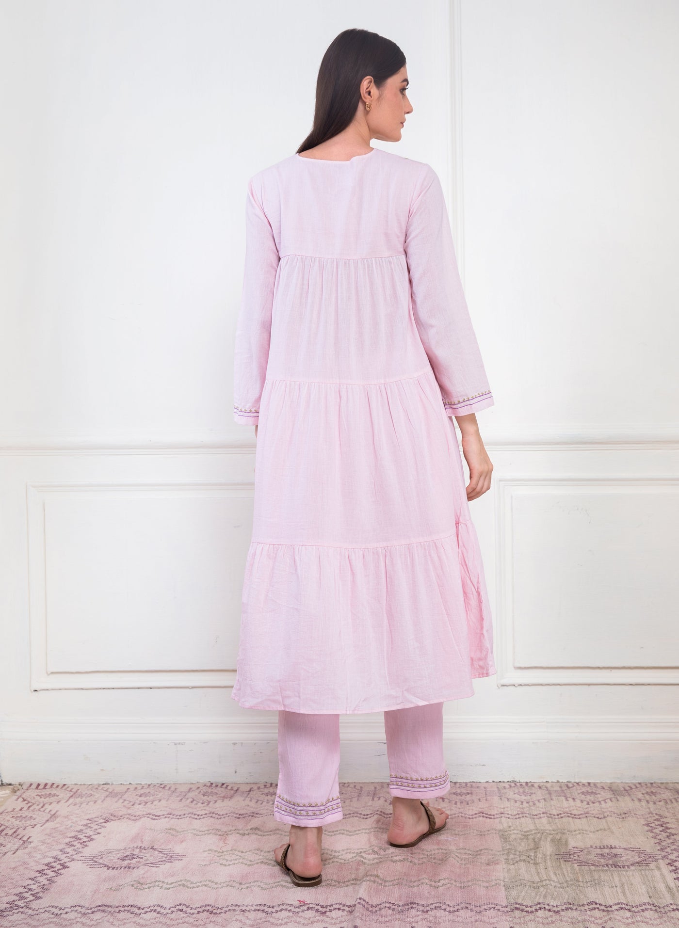Buy Women's Cotton Tiered Kurta