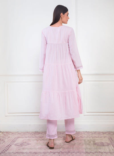 Buy Women's Cotton Tiered Kurta