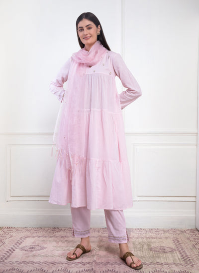 Shop Online Gulaab Organza Dupatta