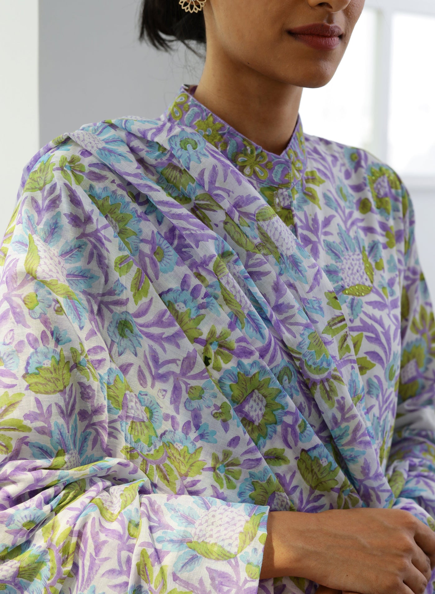 Women's Cotton Printed Dupatta