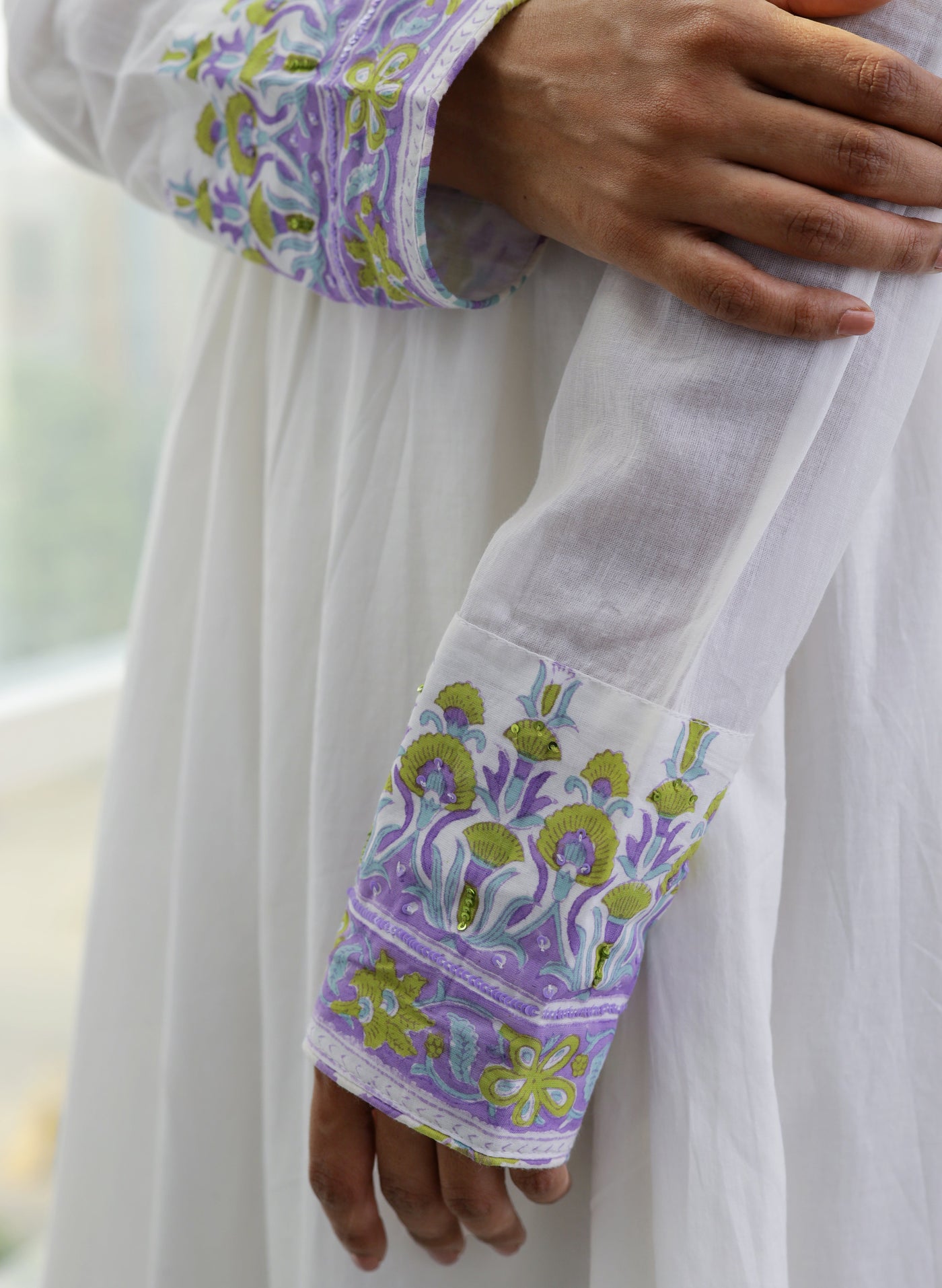 Ivory Cotton Kurta for Women