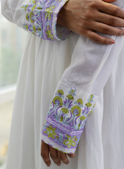 Ivory Cotton Kurta for Women