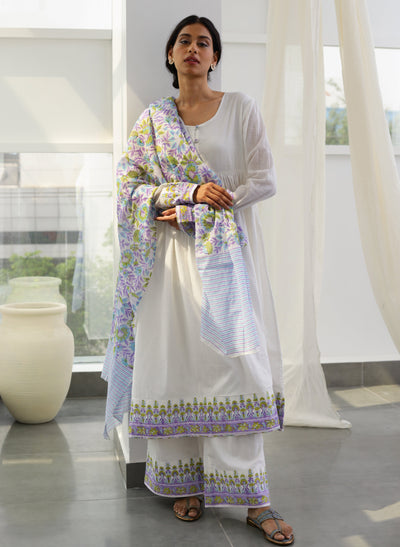 Ivory Cotton Kurta at Theburntsoul