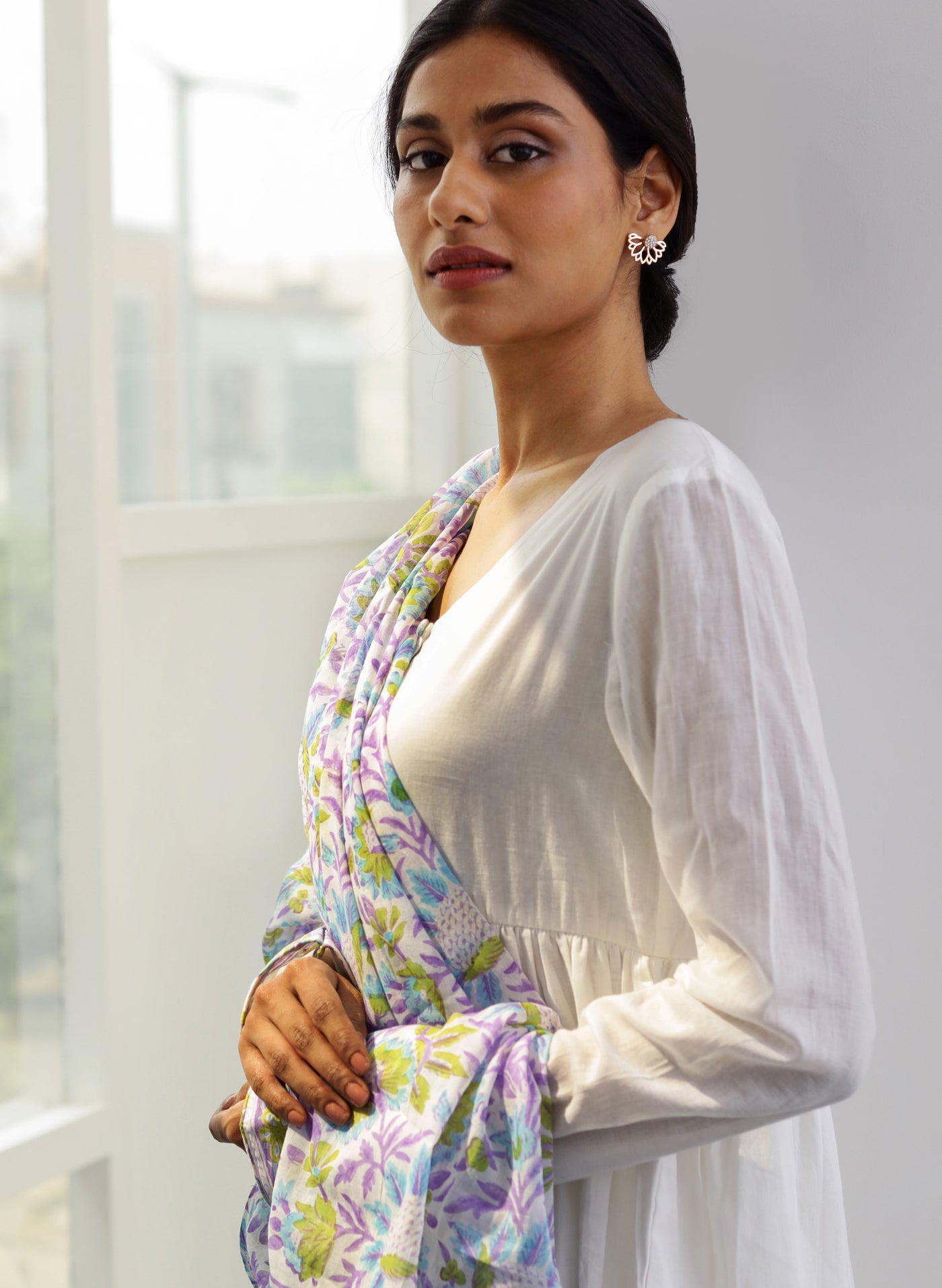 Shop Online Ivory Cotton Kurta 