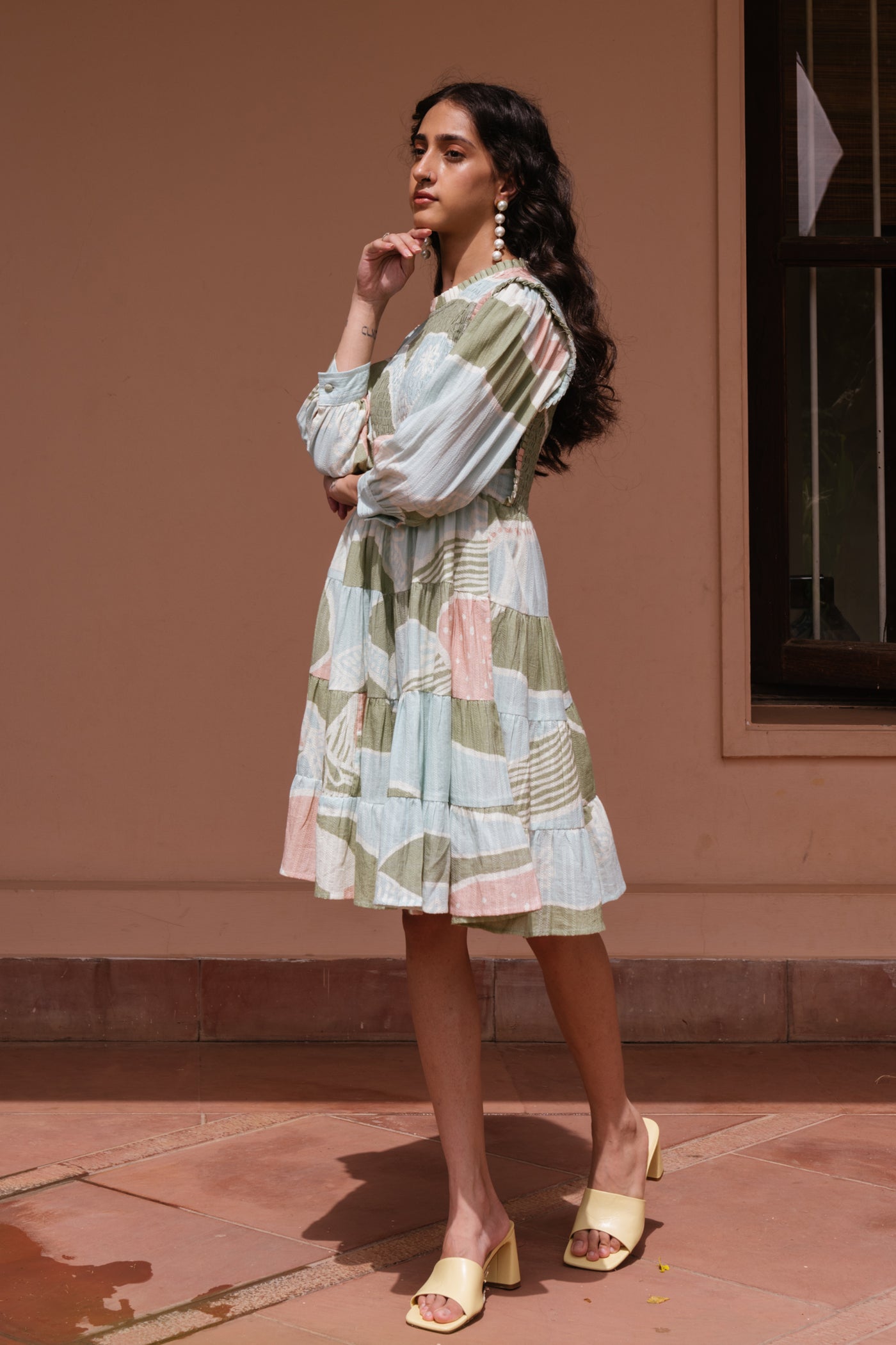 Happy Thoughts Printed Dress