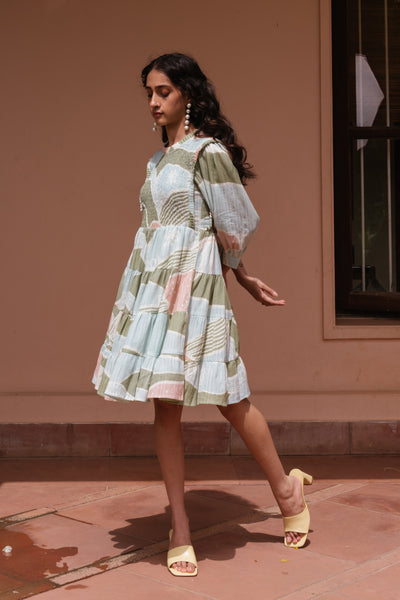 Happy Thoughts Printed Dress