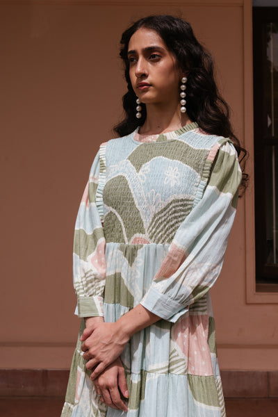 Happy Thoughts Printed Dress