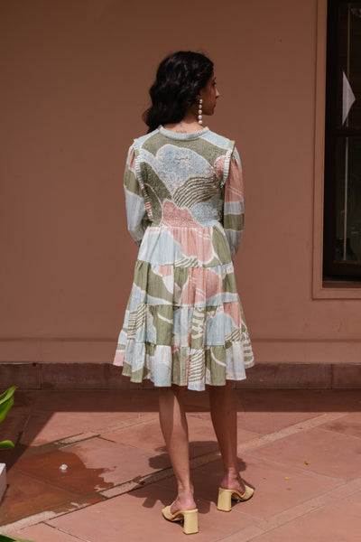Happy Thoughts Printed Dress
