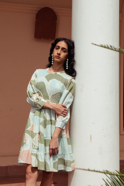 Happy Thoughts Printed Dress