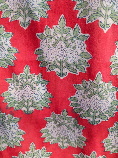 Aruni Block-Printed Nehru Collar Short Kurta