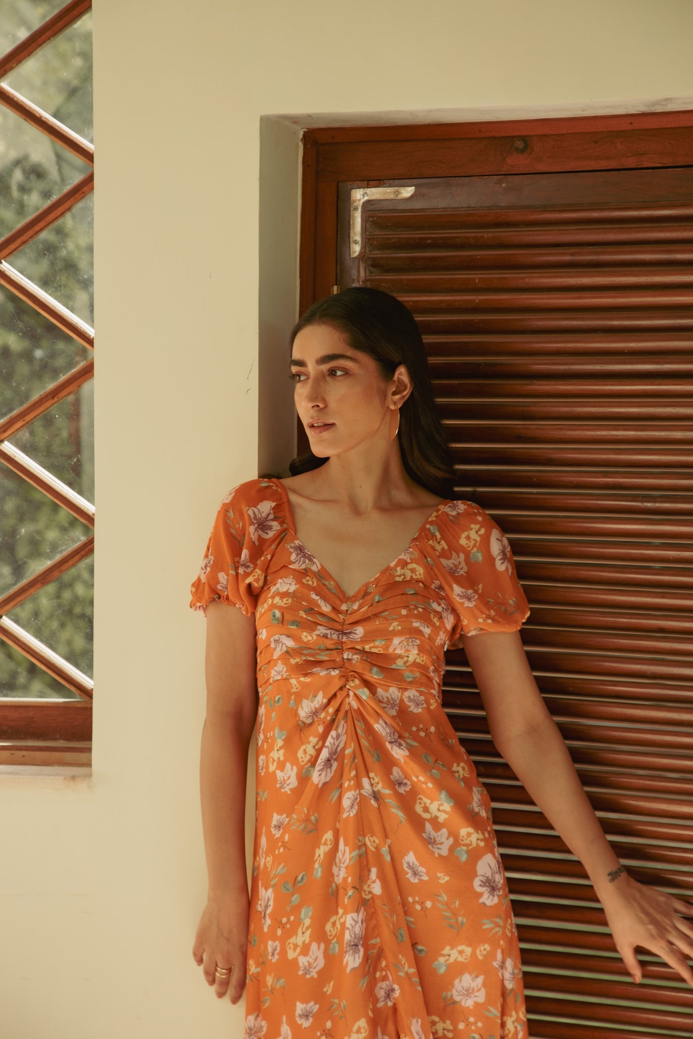 Idris Pleated Dress