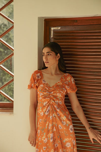Idris Pleated Dress