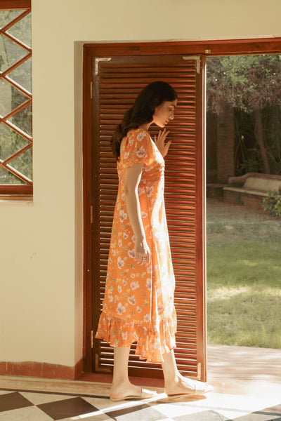 Idris Pleated Dress