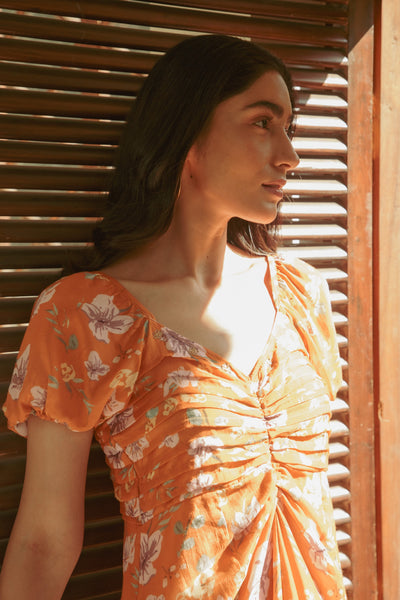 Idris Pleated Dress