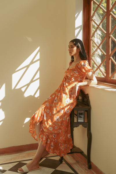Idris Pleated Dress