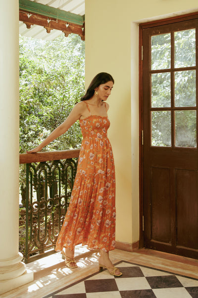 Idris Shirred Dress