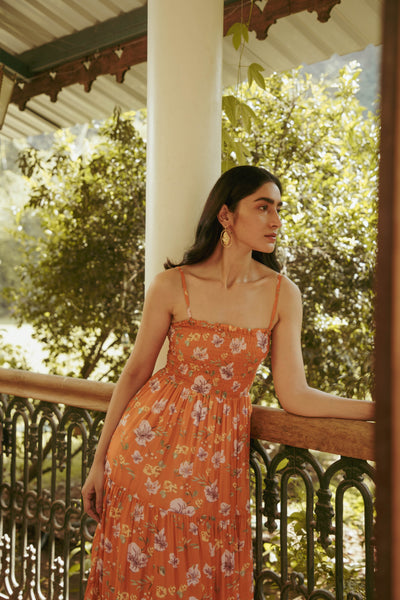 Idris Shirred Dress