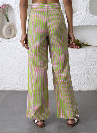 Women's Cotton Straight-Leg Pants