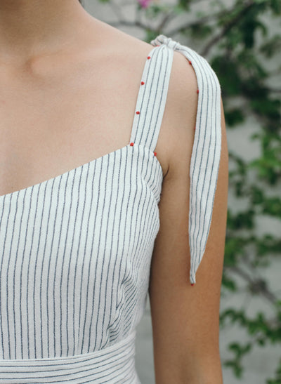 Get Striped Tiered Dress