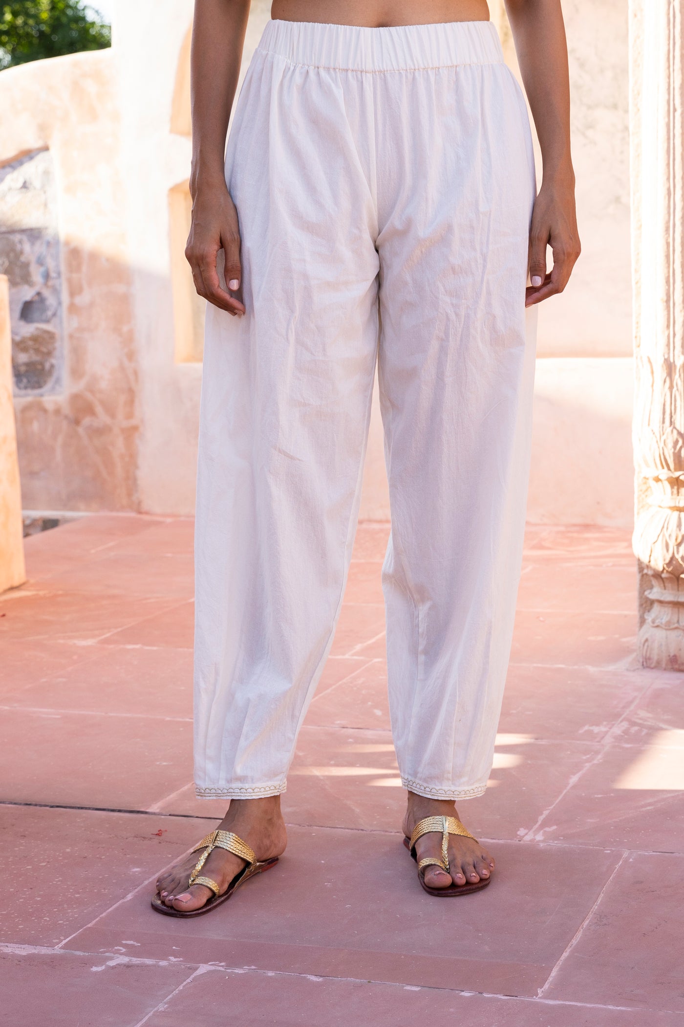 Jhini Cotton Elasticated Pants