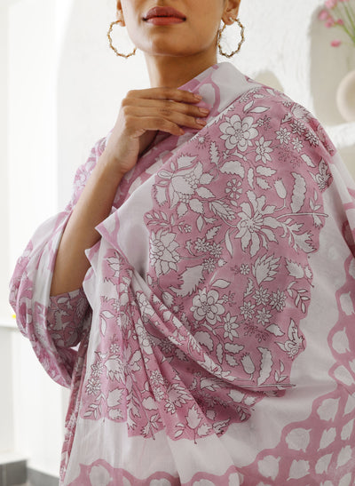 Online Printed Cotton Kurta 