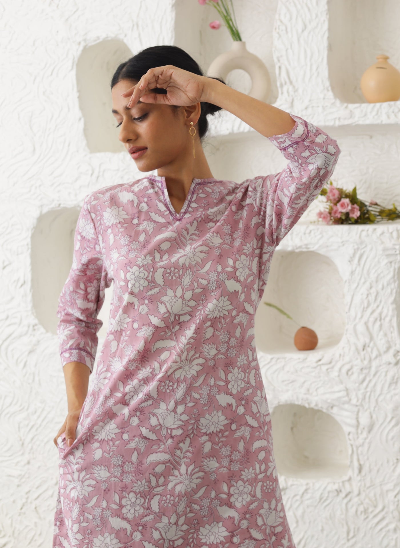 Khwab Straight Cotton Kurta