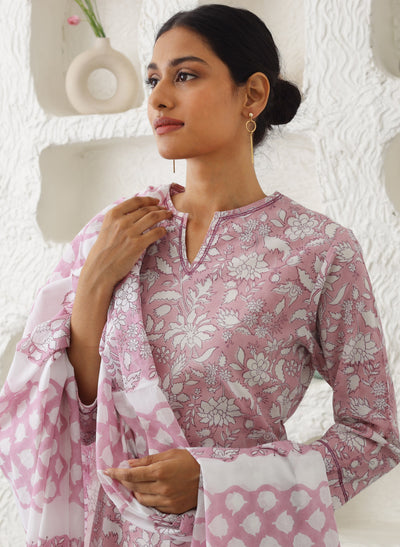 Online Khwab Straight Cotton Kurta
