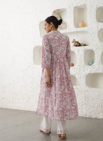 Shop Khwab Printed Long Kurta