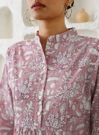 Online Khwab Printed Long Kurta