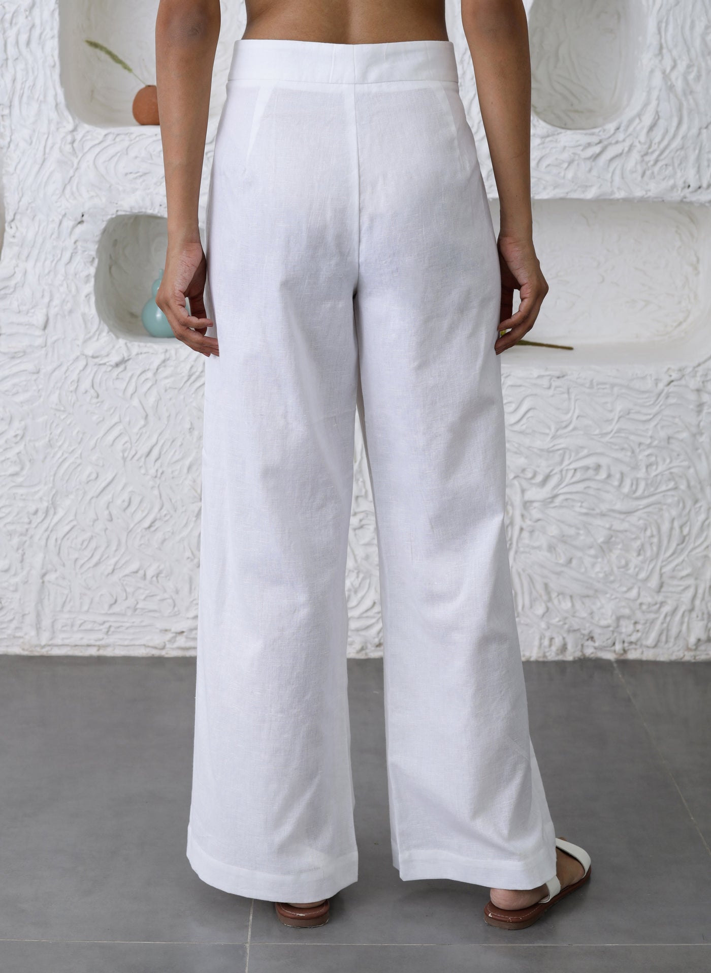 Straight Cotton Pants for Women