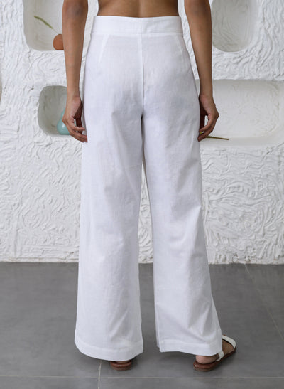 Straight Cotton Pants for Women