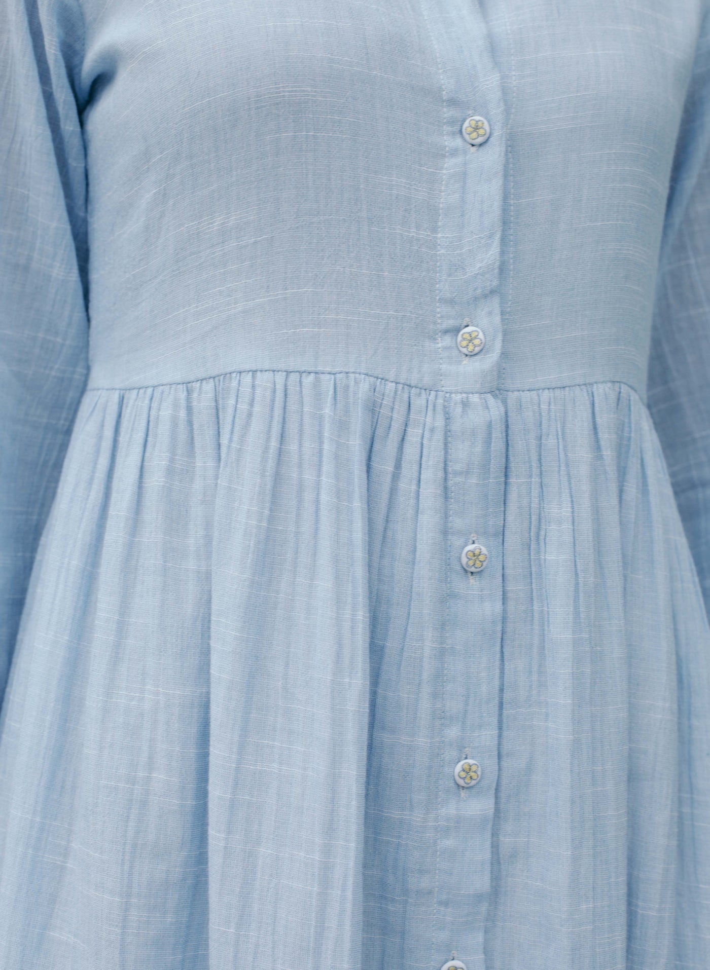 Online Pleated Shirt Dress
