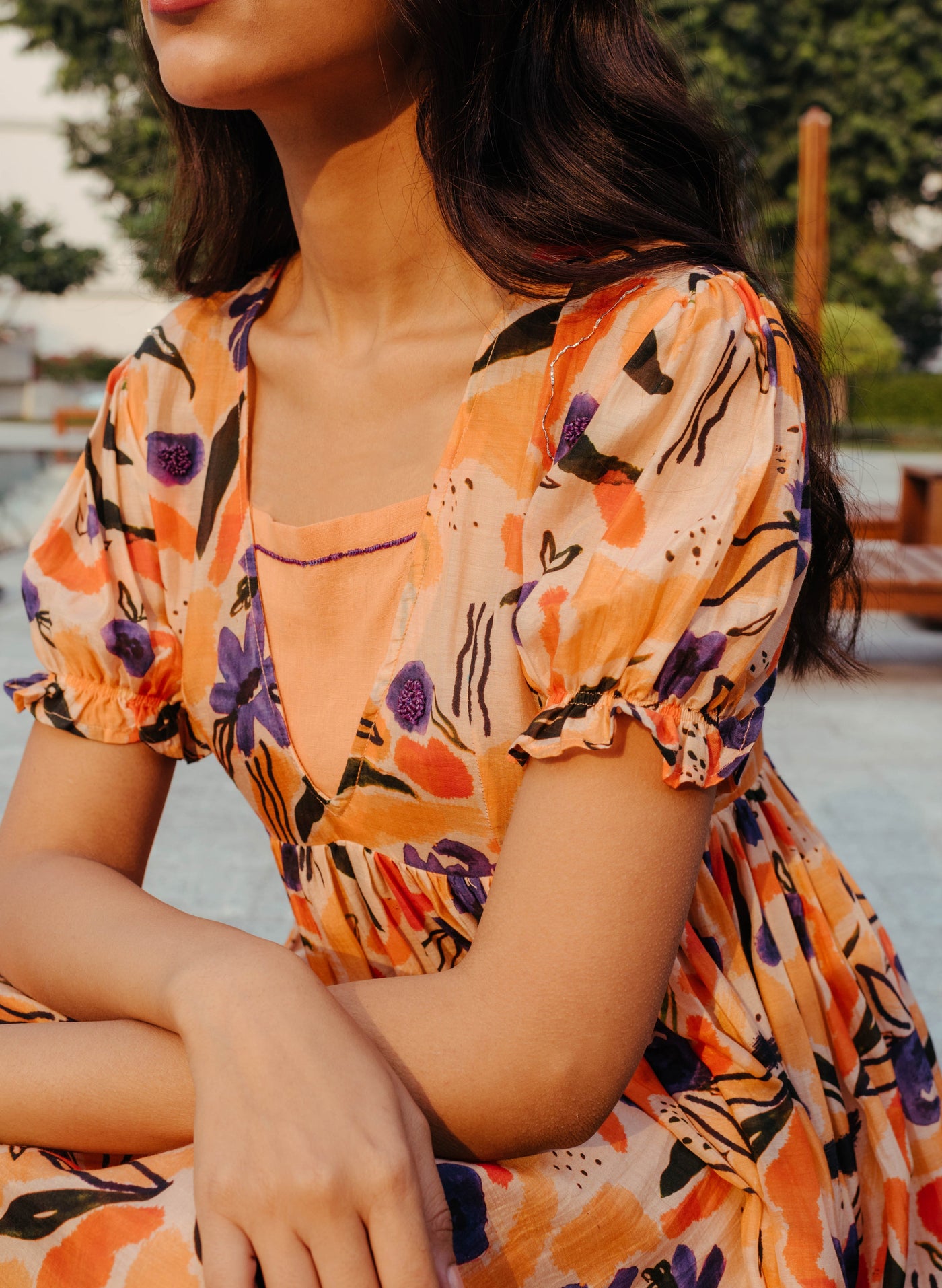 Buy Women's Floral Printed Midi Dress
