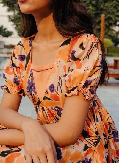 Buy Women's Floral Printed Midi Dress