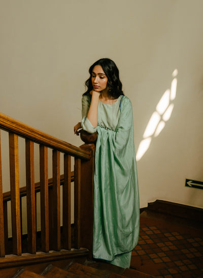 Bamboo Silk Koi Kurta