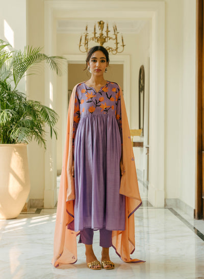 Shop Vibrant Rimjhim Kurta 